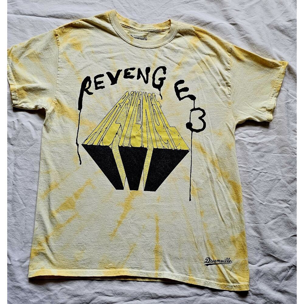 Dreamville J. Cole Revenge Tie Dye Graphic T-Shirt Men's Streetwear Hip Hop